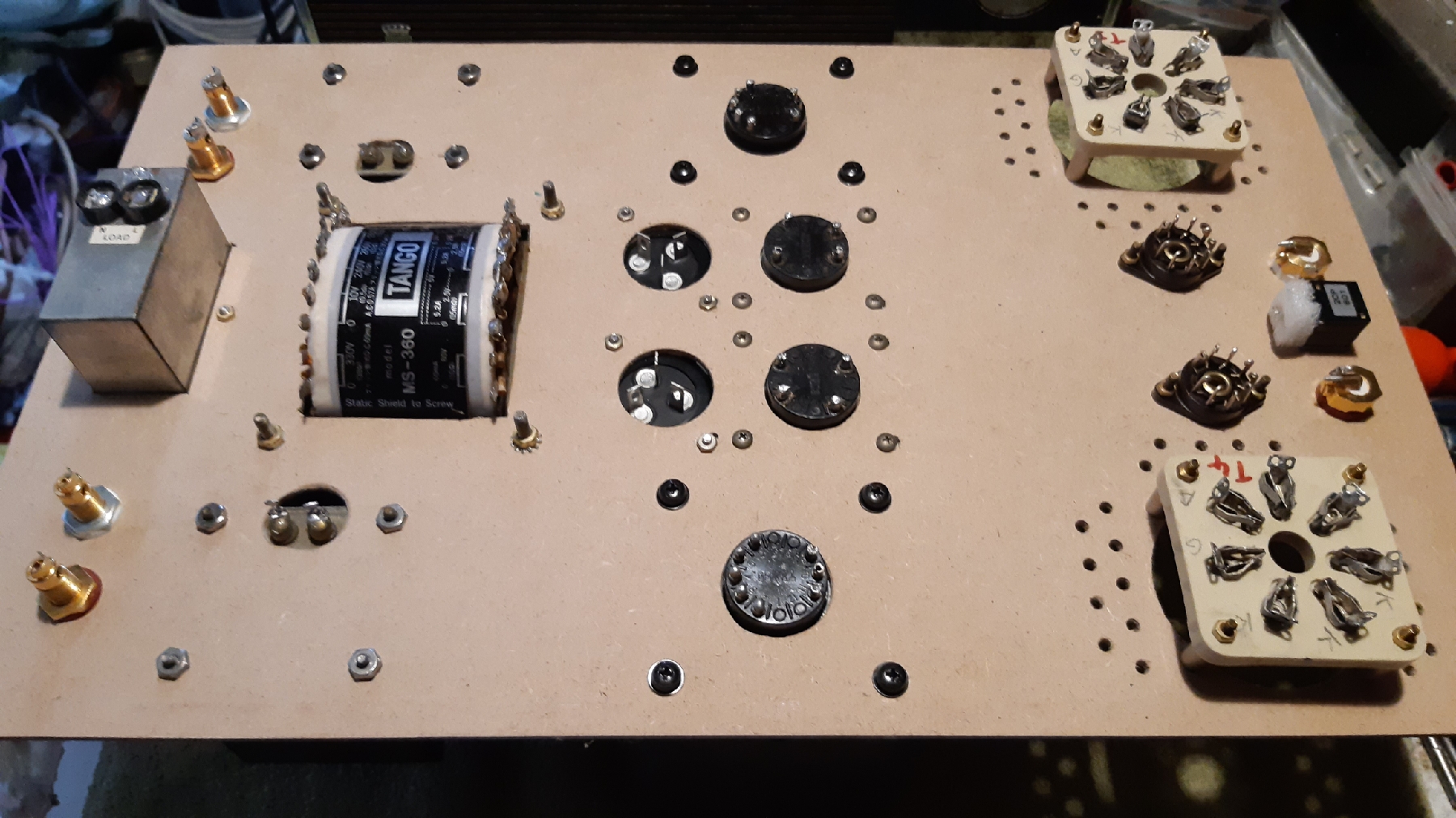 7242 tube PSE amplifier second day foto.jpg