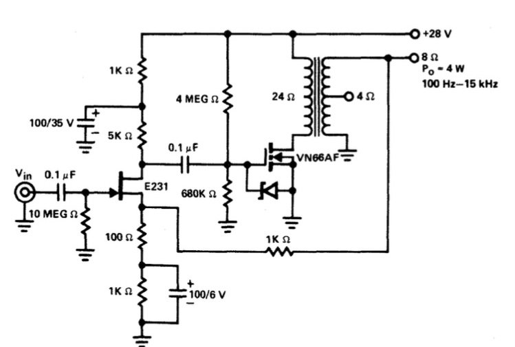 1977 Siliconix simple audio power amplifier.jpg