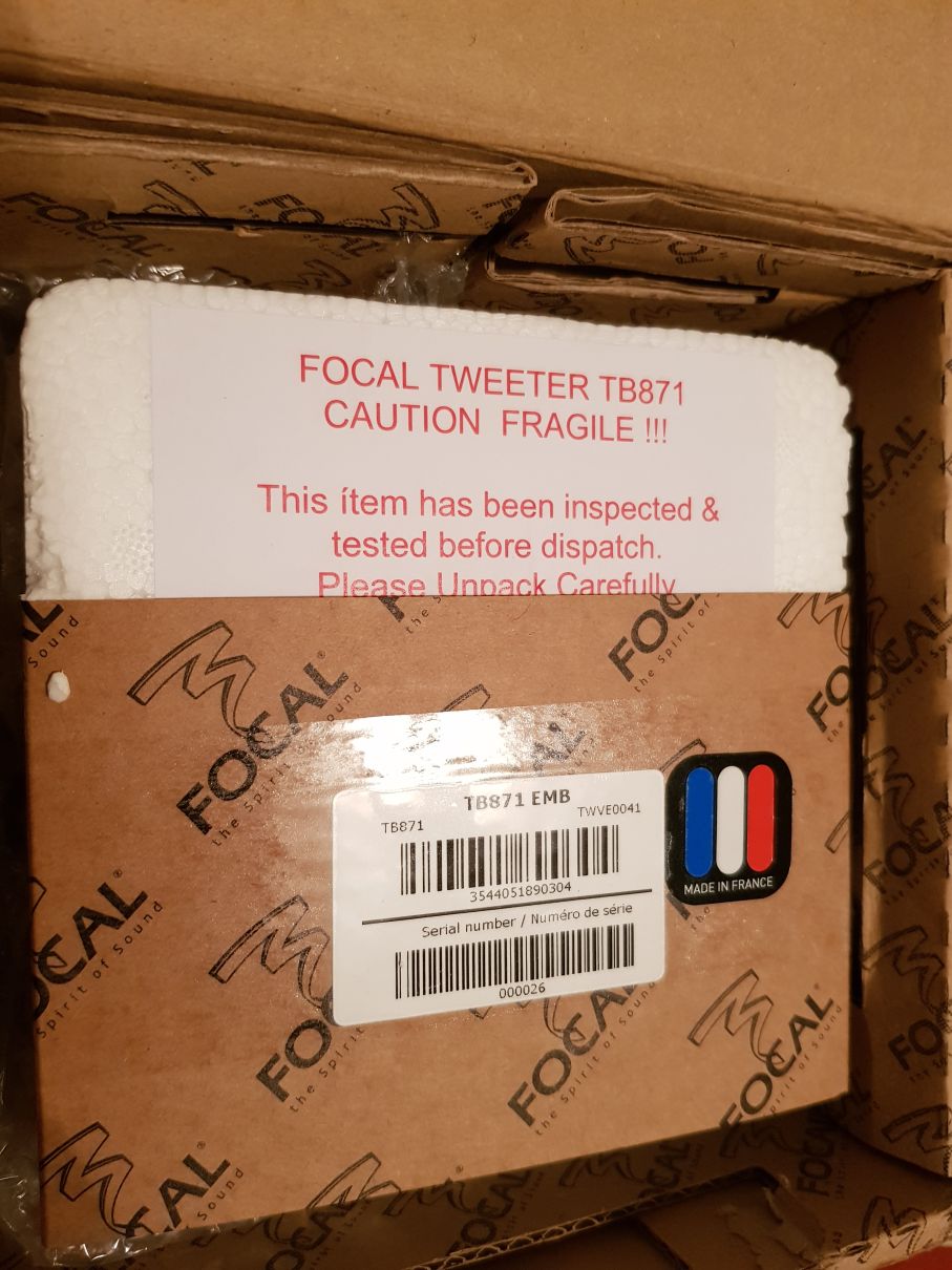 új Focal beryllium dome rendelése